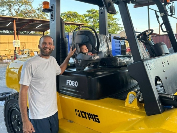LTMG FD80 diesel forklift in Trinidad