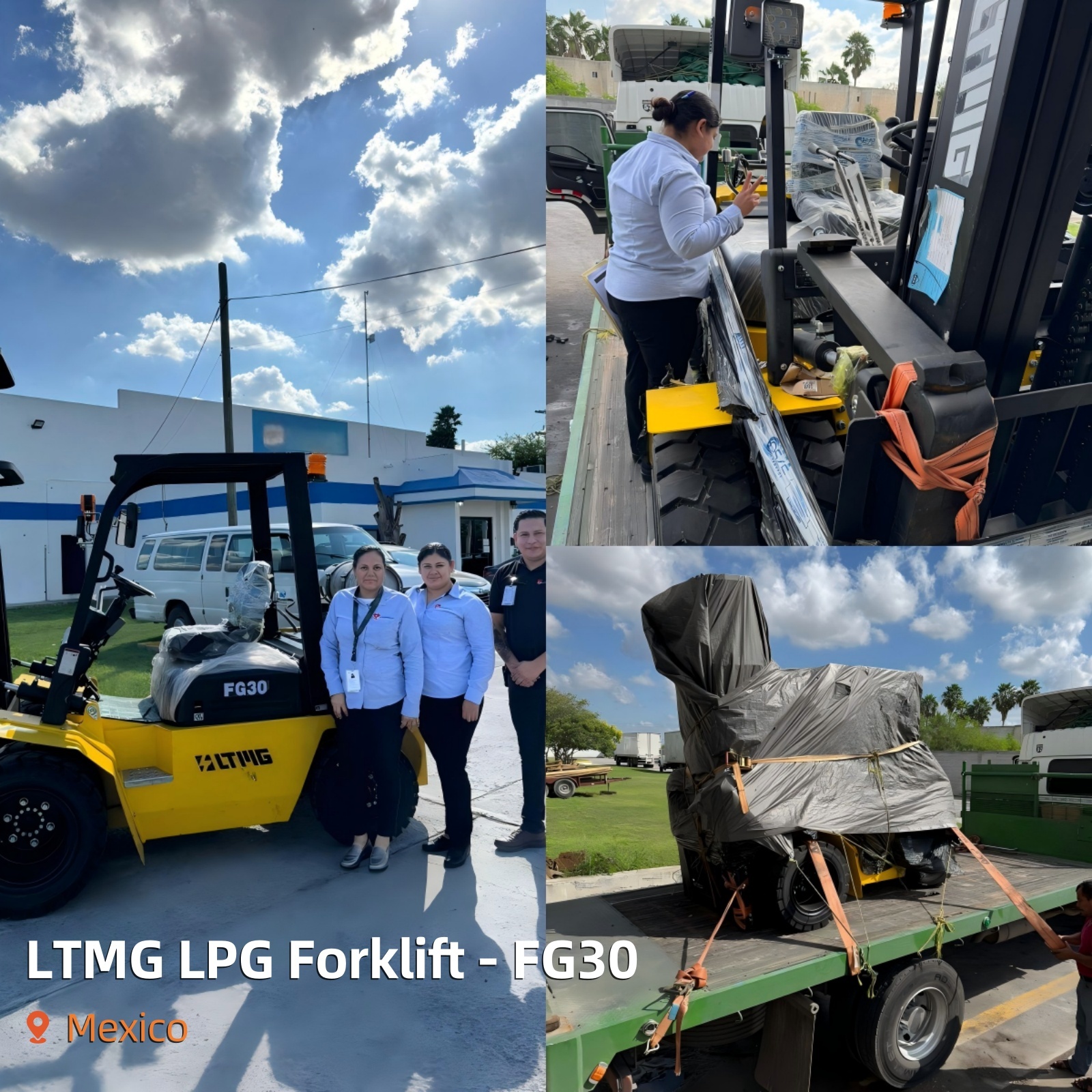 LTMG 3 Ton LPG Forklift Helps Mexican Customer Boost Efficiency and Lower Costs