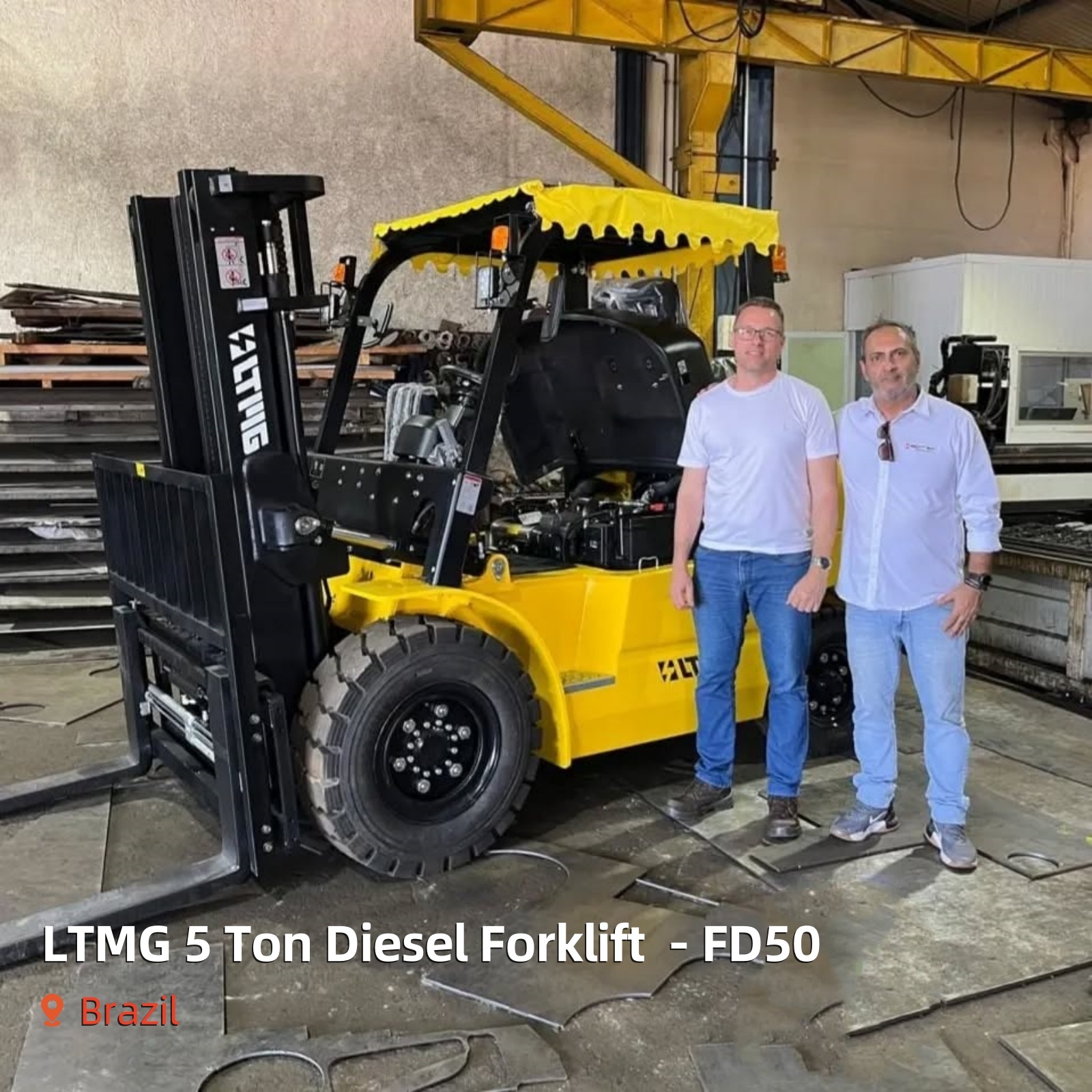 LTMG 5 Ton Diesel Forklift in Brazil