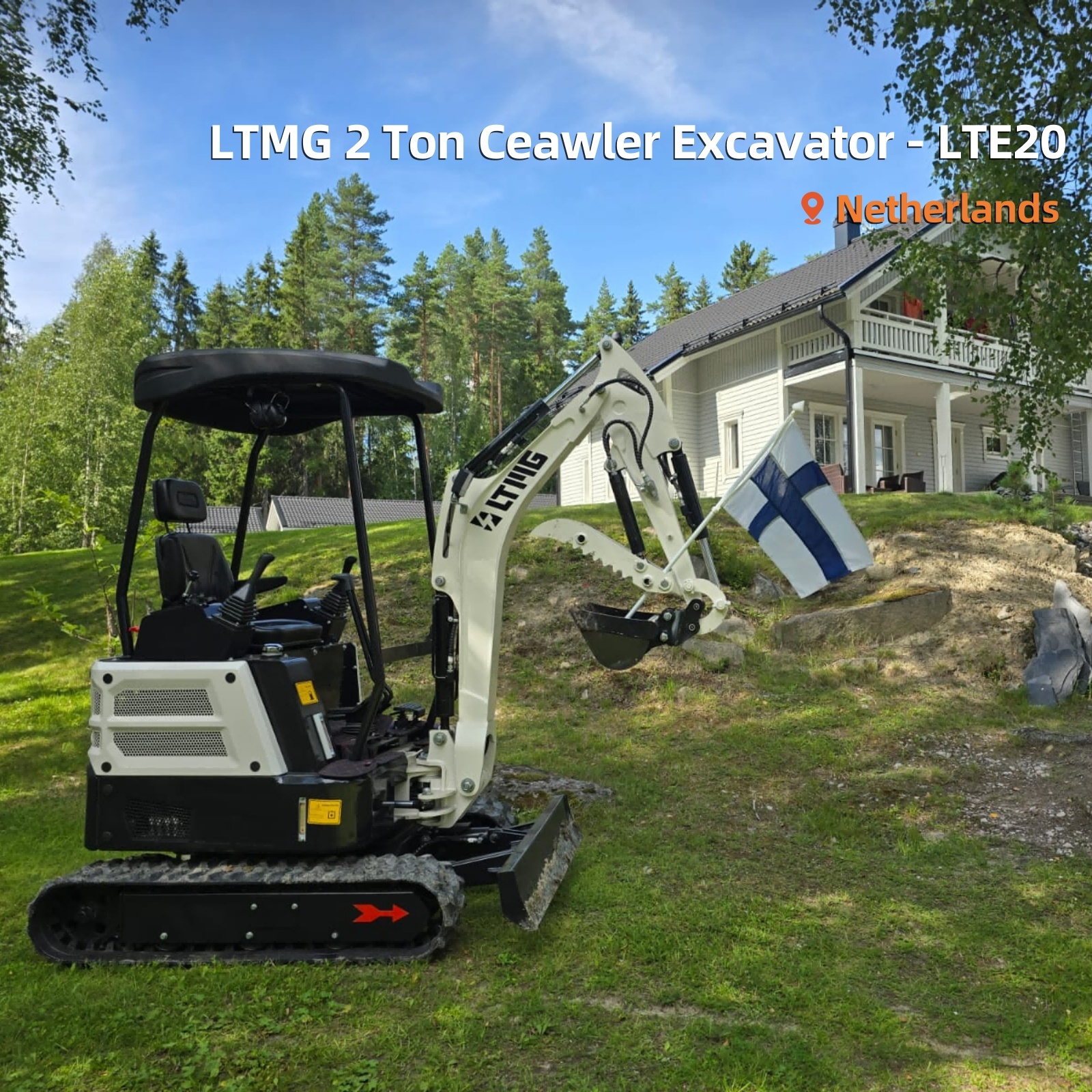 LTE20 Crawler Excavator in Finland